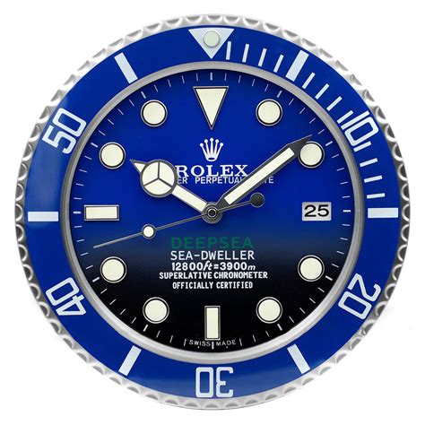 rolex deepsea wall clock|Sleek Rolex Deepsea Wall Clock Sea.